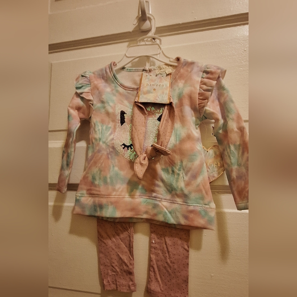 Tie-Dye Unicorn Outfit for Kids 18 Months